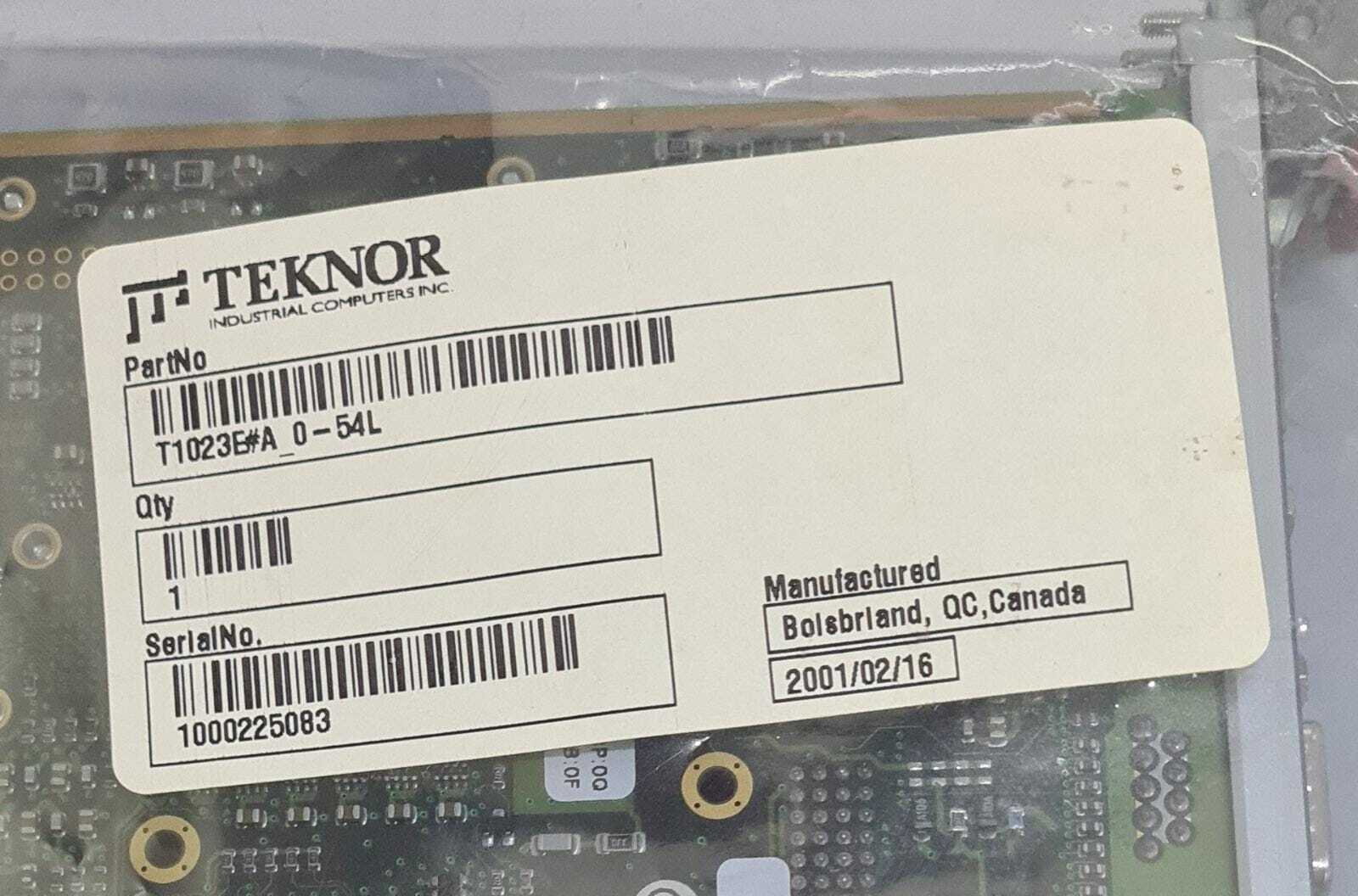 NEW - TEKNOR APPLICOM cPCI MXS T1023E#A_0-54L T069_1 CPU BOARD