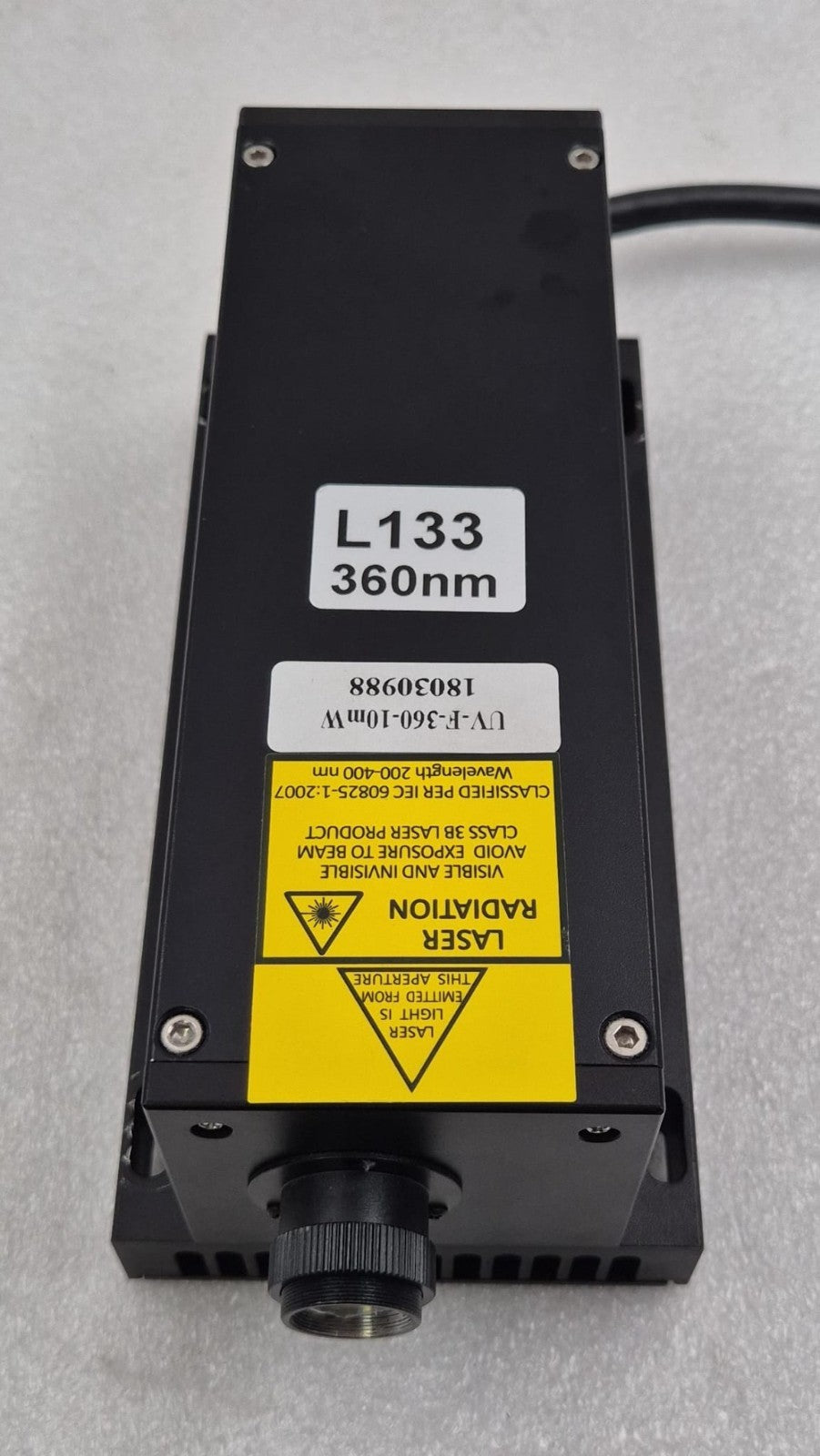 UV-F-360-10mW 18030988 360nm Laser Beam Light L133