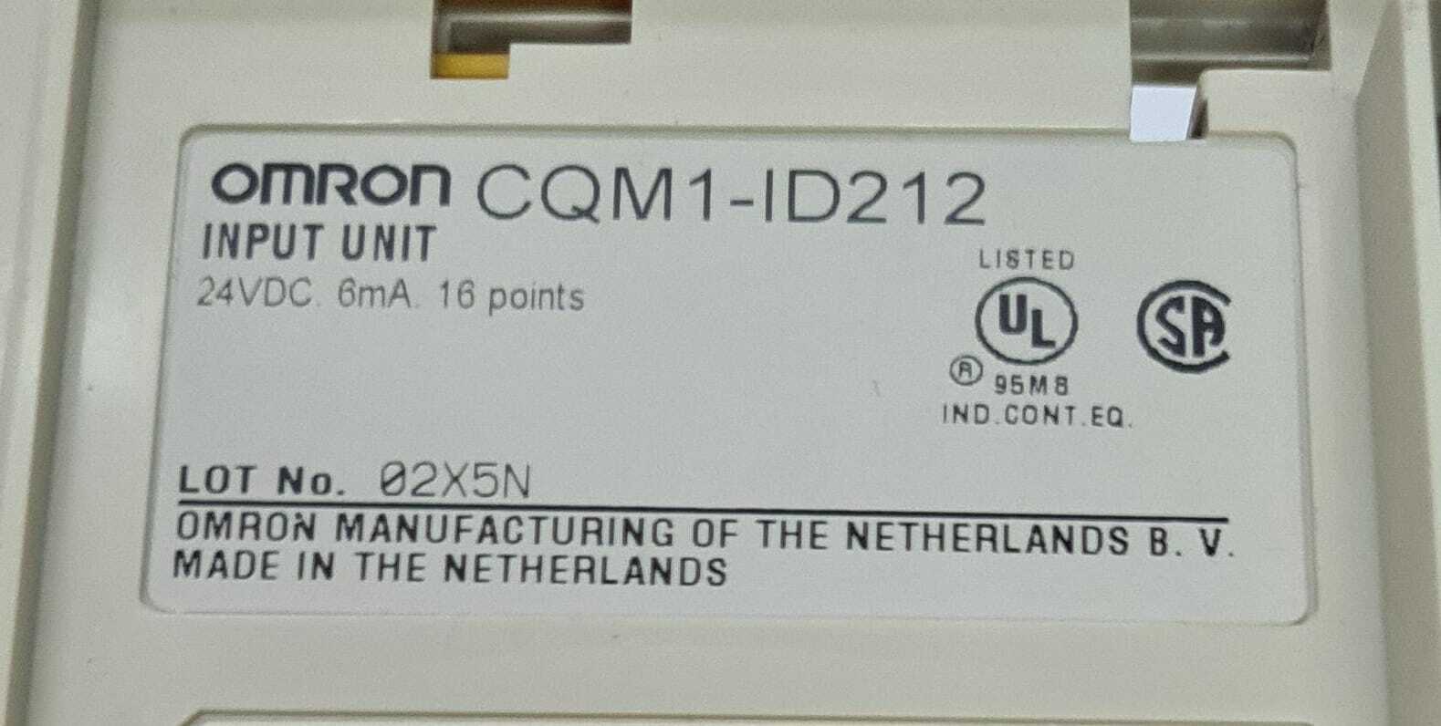 [LOT OF 2] Omron ID212 CQM1-ID212 Output Unit Module
