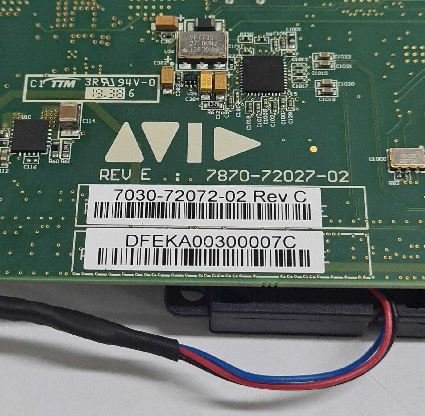AVID 7870-72027-02 7030-72072-02 Video Graphic Board W/ 2GB Memory DDR3