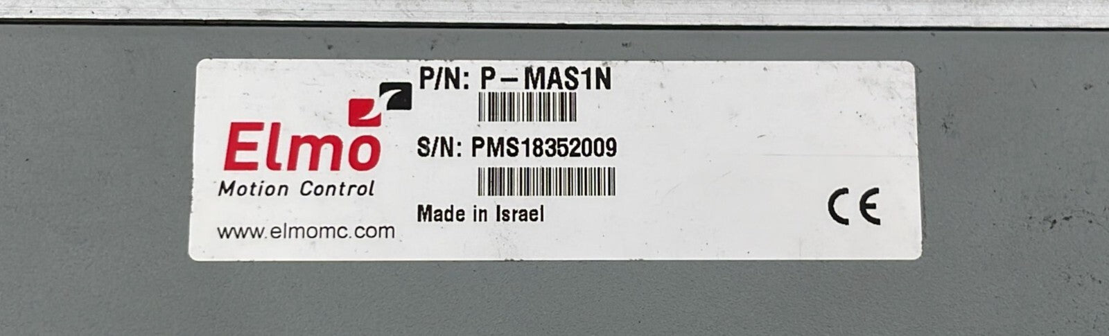 Elmo Motion Control P-MAS1N Servo Drive **AS IS