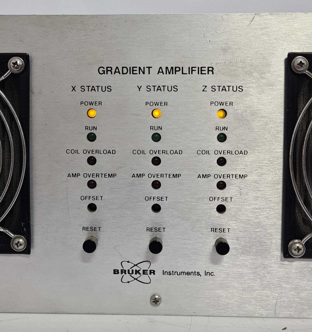 BRUKER Instruments GRADIENT AMPLIFIER 471-117718-01 ACUSTAR II 3x10A - AS IS