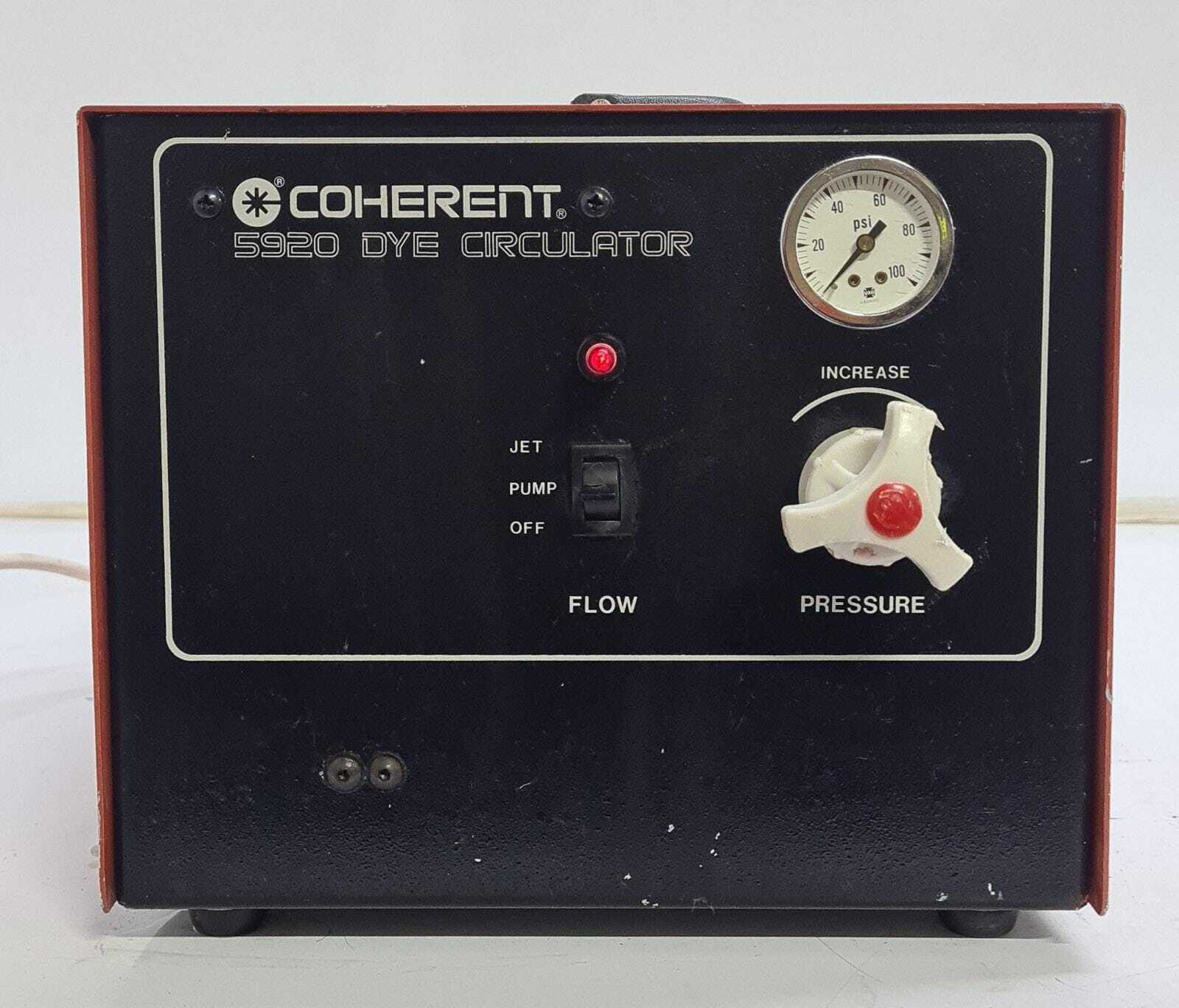 COHERENT 5920 DYE CIRCULATOR - AS IS