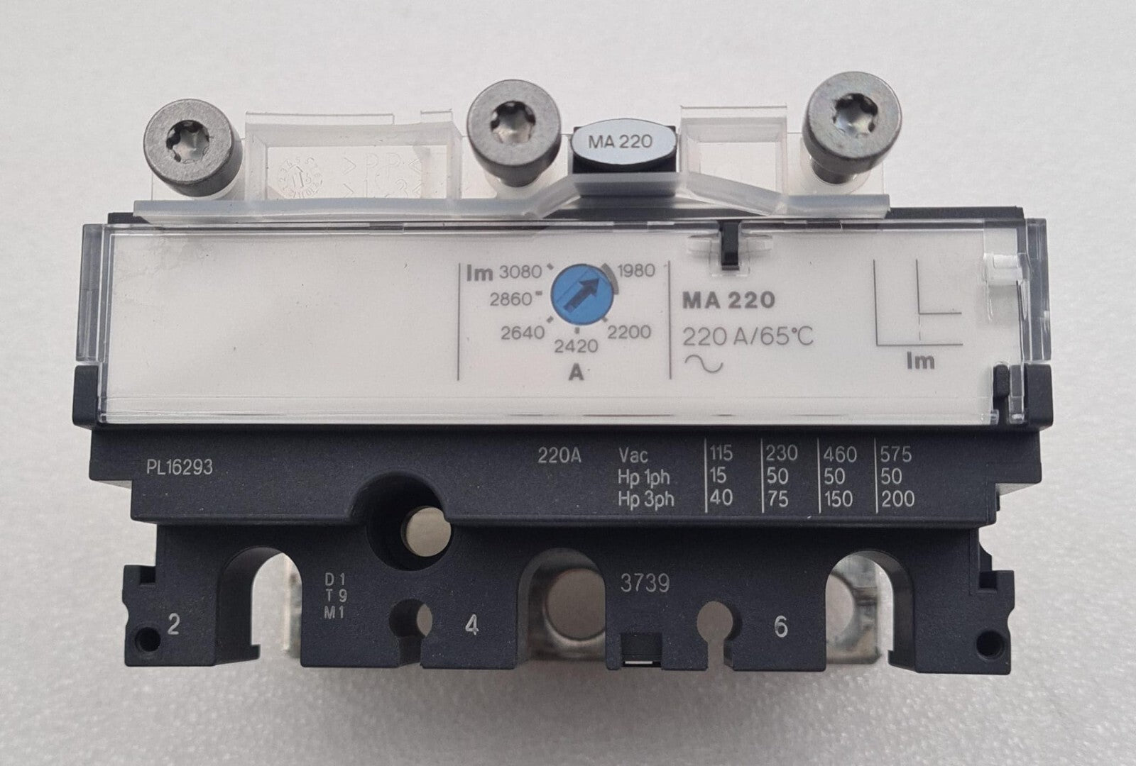 NEW - Schneider Electric LV431500 Compact NSX250 3P3D MA220 LV431500AB NSX 250