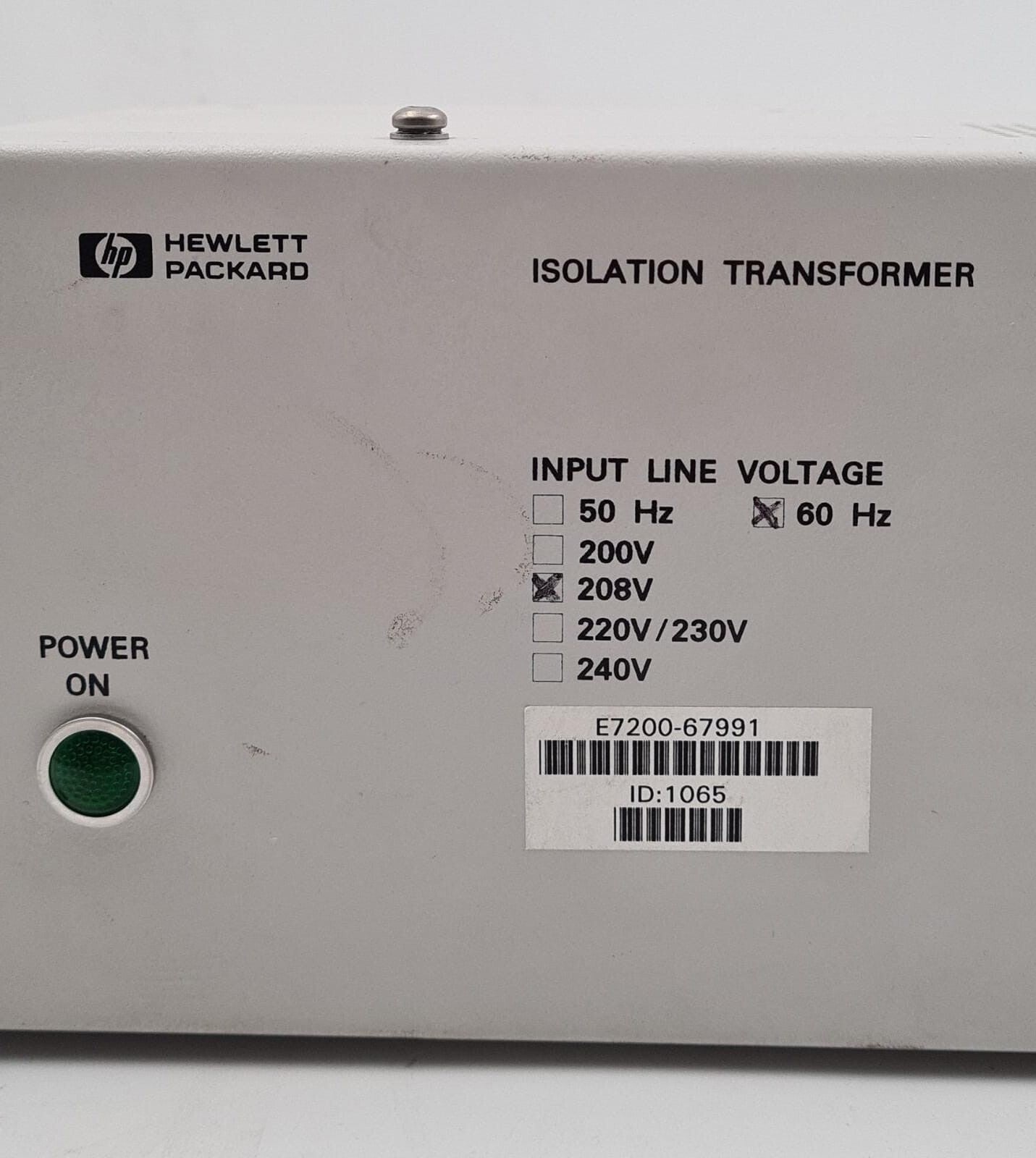 HP Hewlett Packard Isolation Transformer E7200-67991 5DX X-RAY POWER 400VA