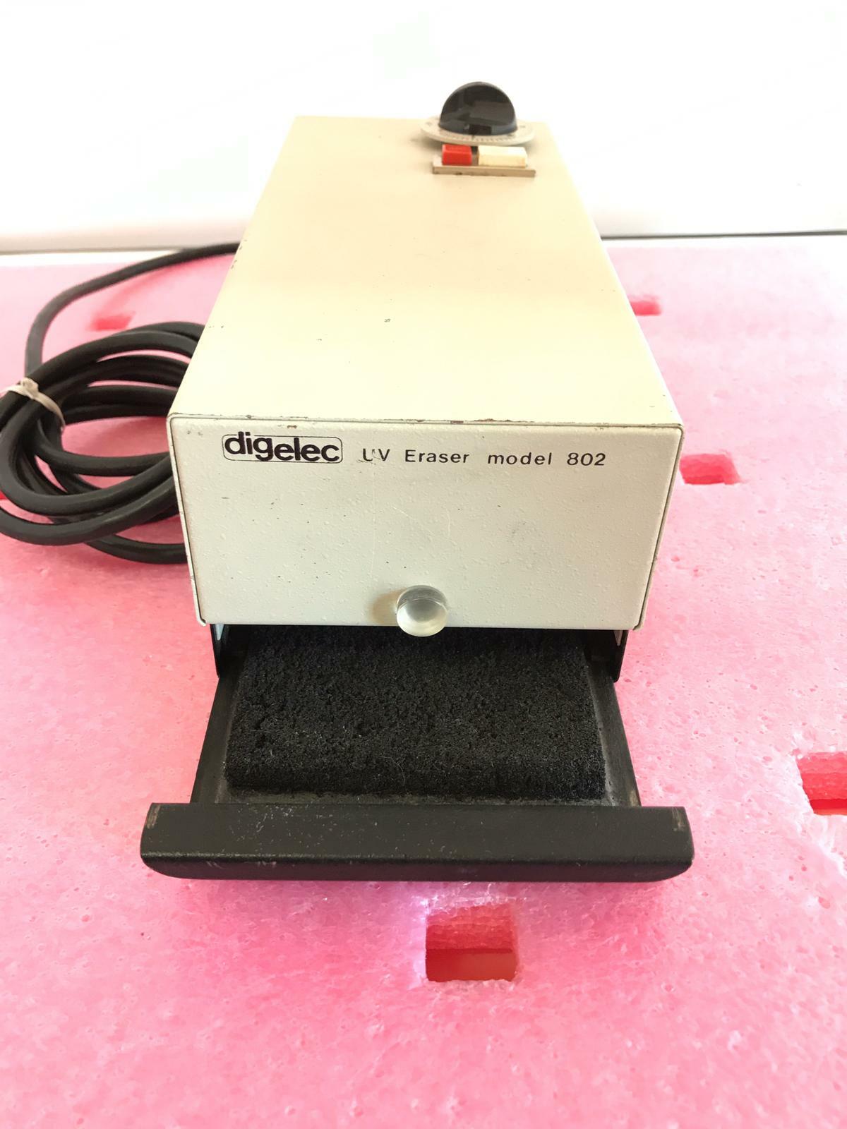 WAVETEK Digelec UVE-802 802 Ultraviolet UV EPROM Eraser + Voltage Supply Cable