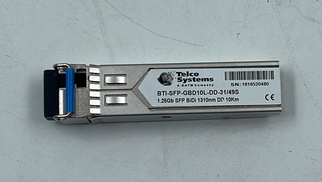 Telco system BTI-SFP-GBD10L-DD-31/49S 1.25Gb SFP BiDi 1310nm DD 10Km