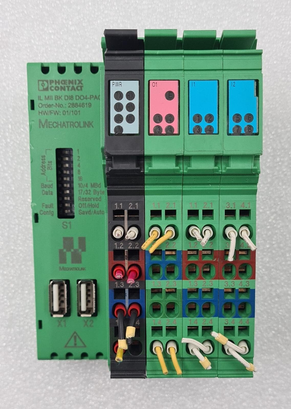 PHOENIX CONTACT Module IL MII BK DI8 DO4-PAC 2884619 MECHATROLINK Bus