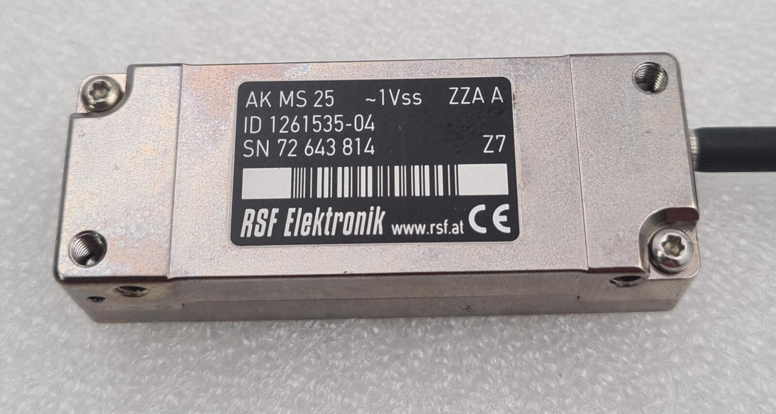 RSF Elektronik AK MS 25 ZZA A 1261535-04 Linear Encoder W/ Scanning TP40
