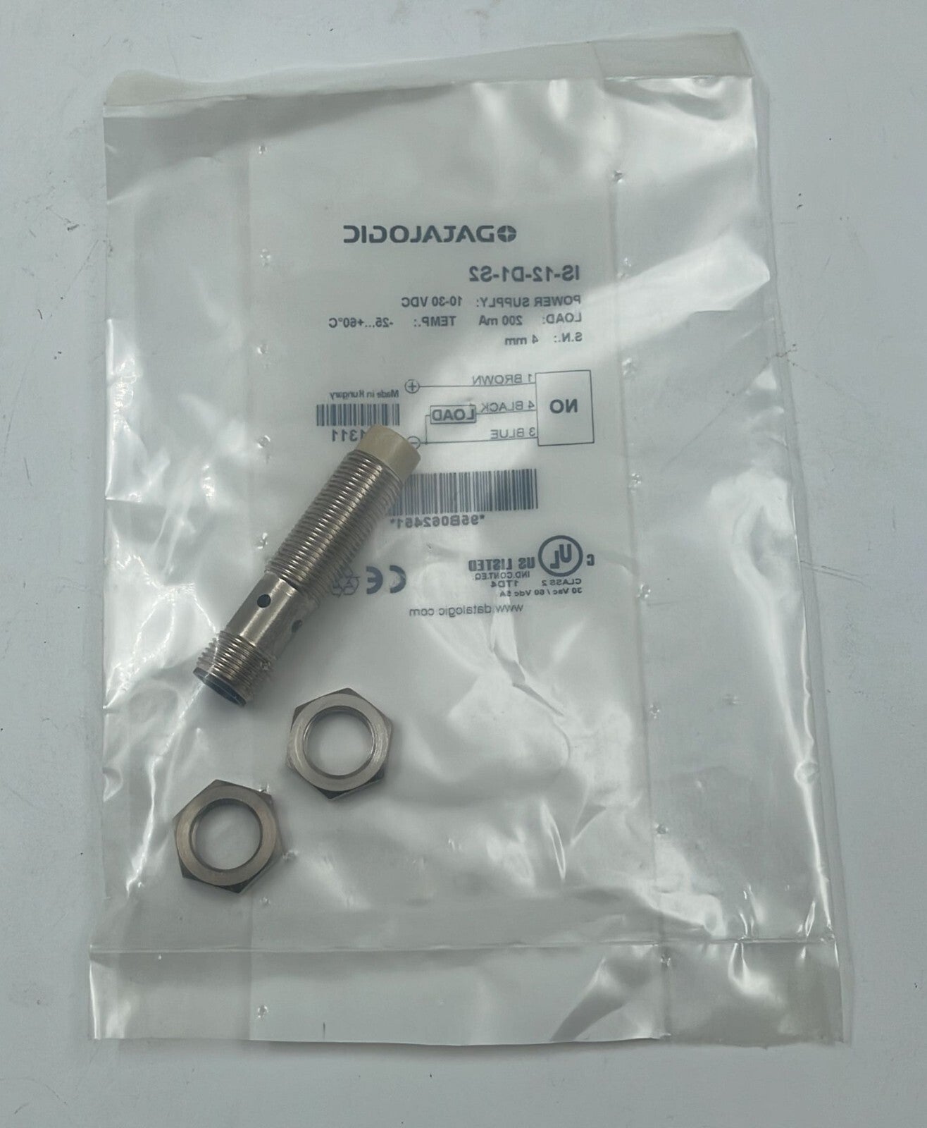 [LOT OF 10] NEW- DATALOGIC IS-12-D1-S2 Proximity Sensor