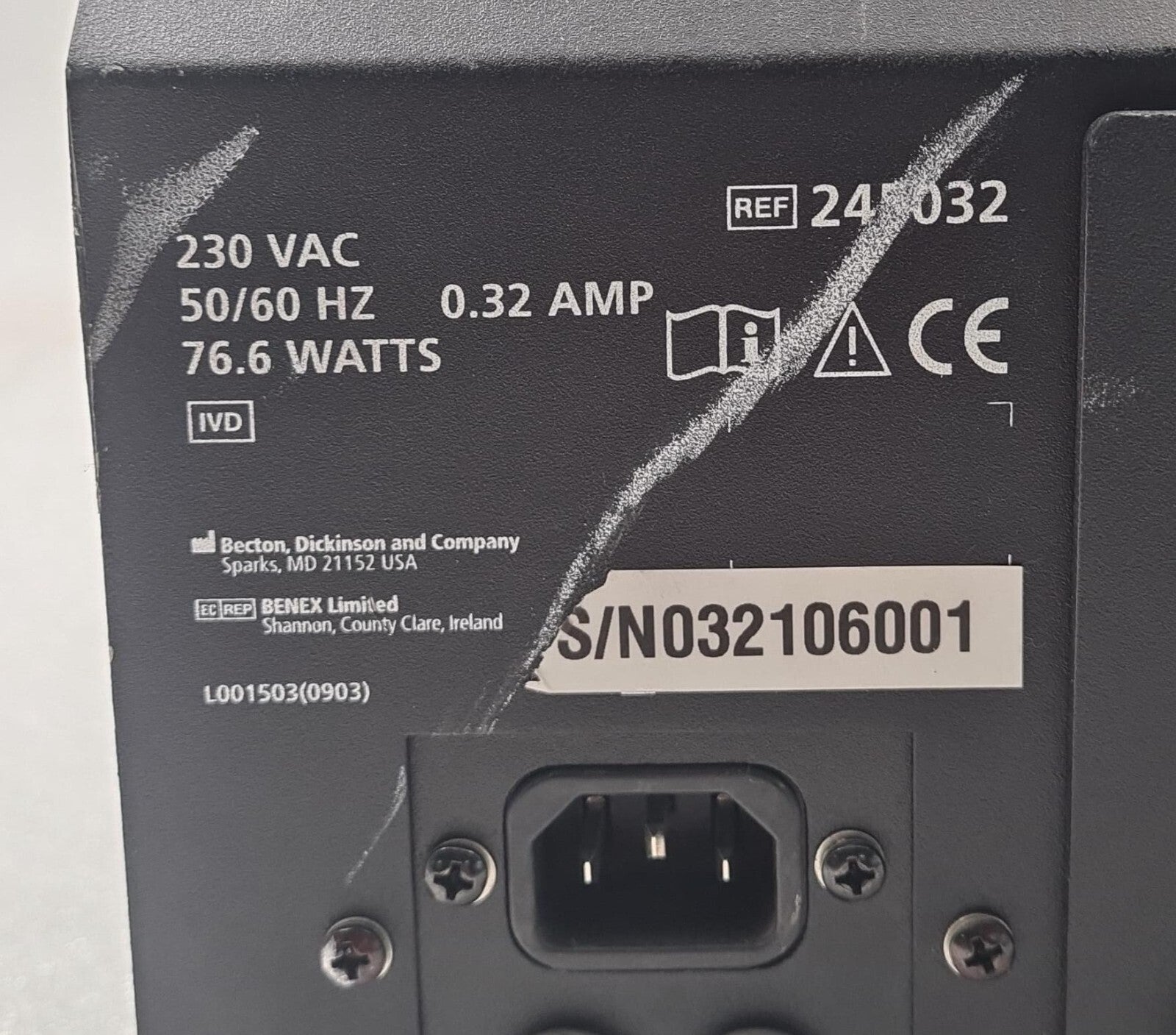 Becton Dickinson BBL CRYSTAL Panel viewer 245032 230V