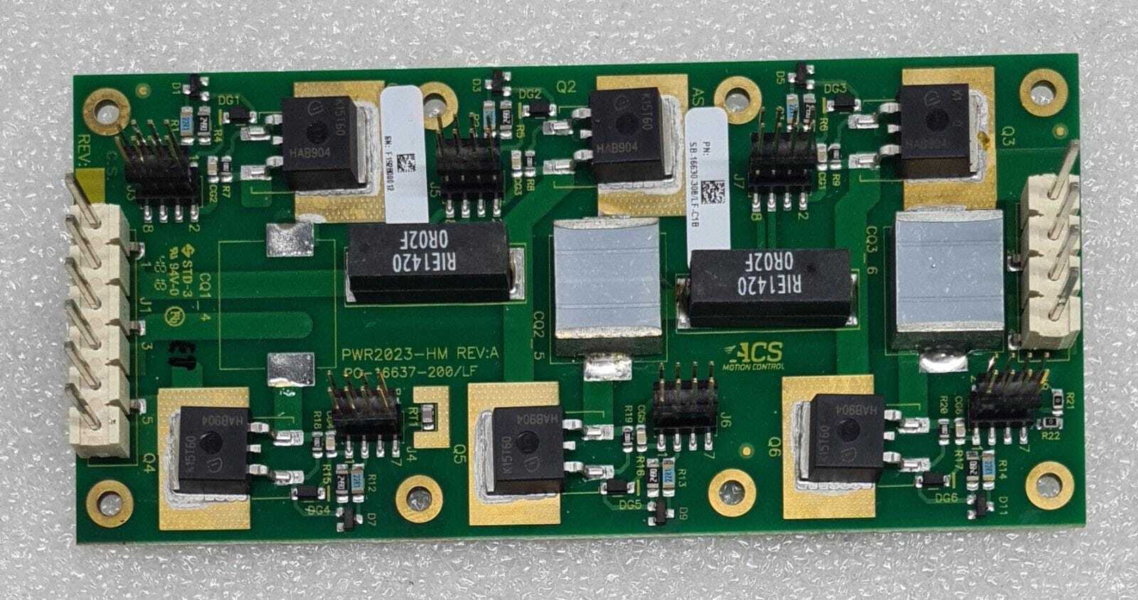 ACS Motion Control PCB Board PWR2023-HM PC-16637-200/LF SB-16630