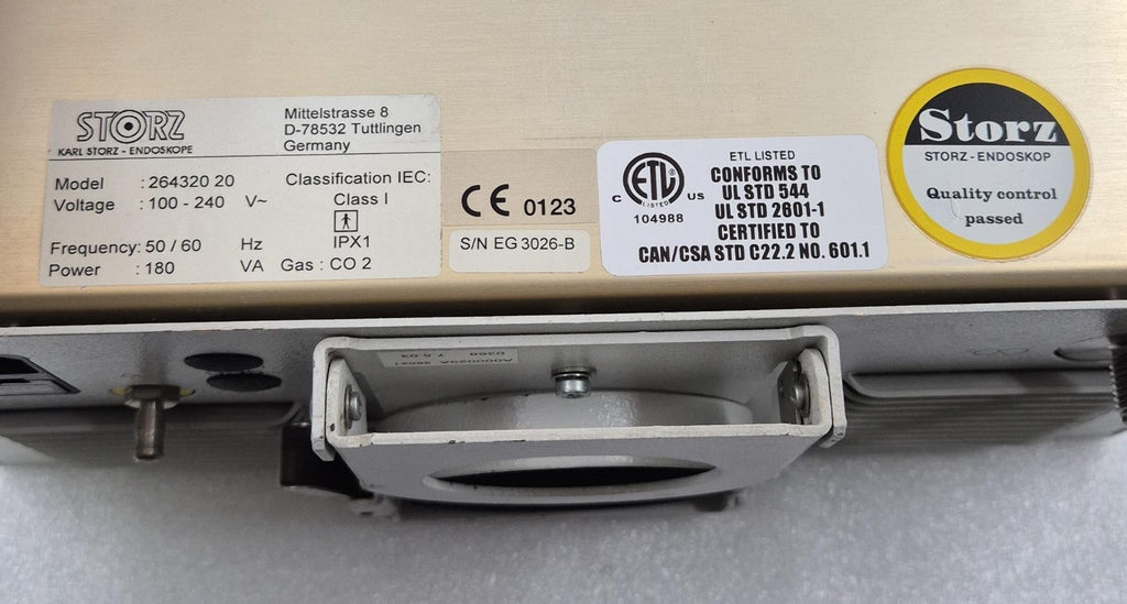 KARL STORZ 264320 20 Thermoflator 30 Liter SBC 100-240V **AS-IS**
