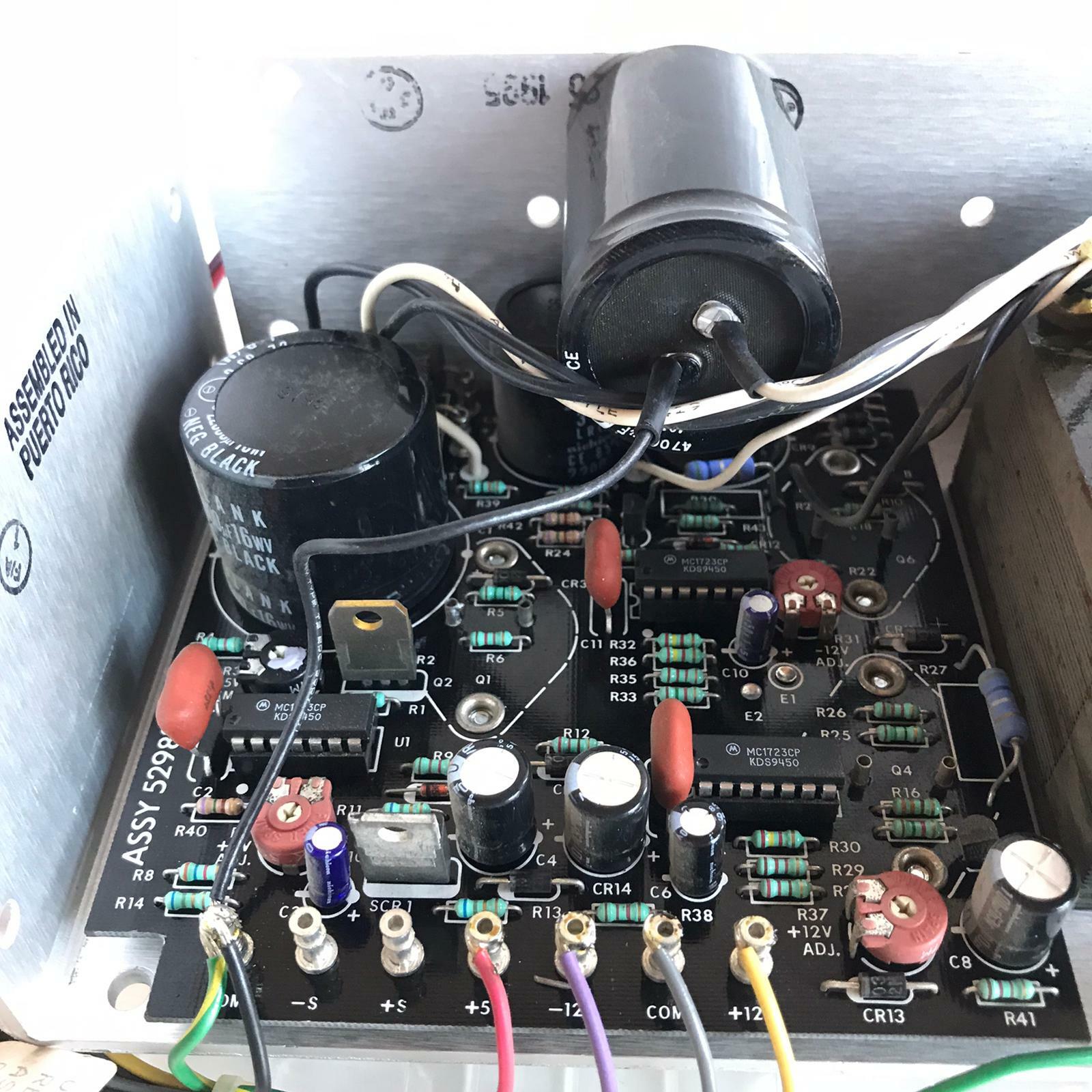 Varian 9012 Solvent Delivery System Power-One HCAA-60W-A 5Vdc 6.0 Amps