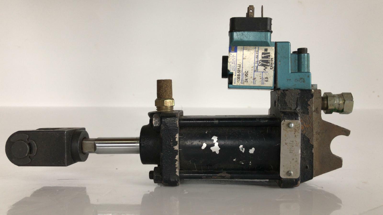Sheffer Corp c20 a015 1717242 719541 W/ Mac Valve 130b 501jj Solenoid- tested