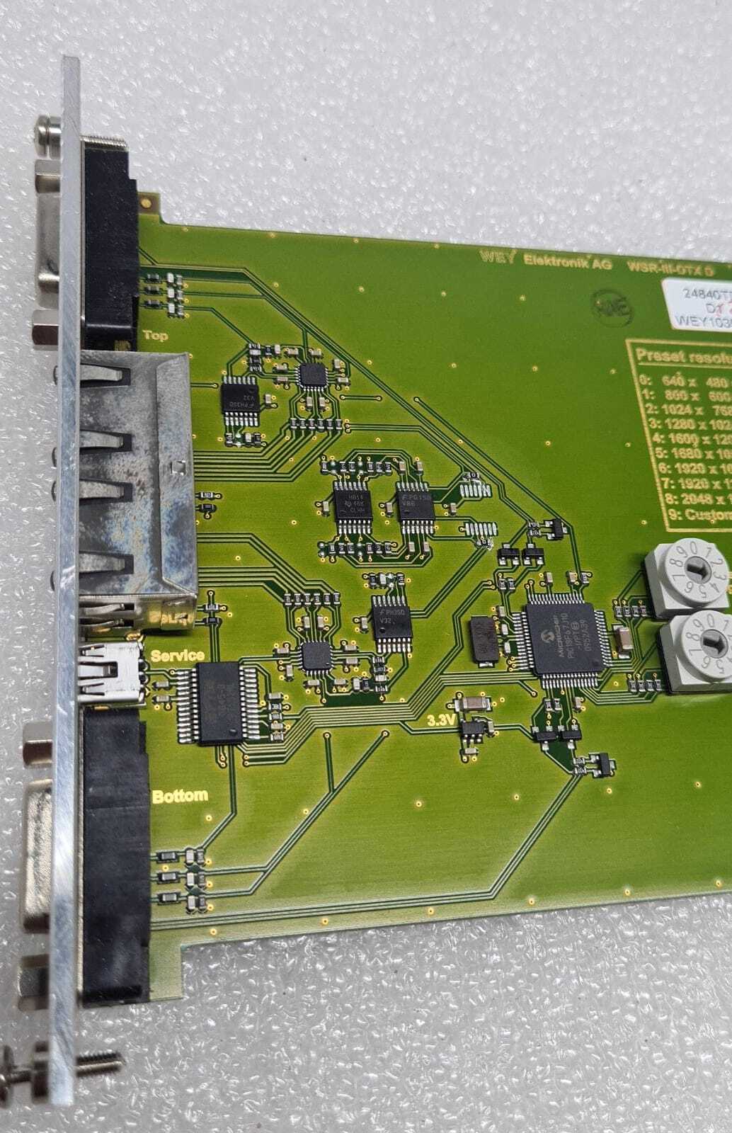 WEY Elektronik TEC 24840TD D2 WSR-III-DTX D Video Transmitter Board