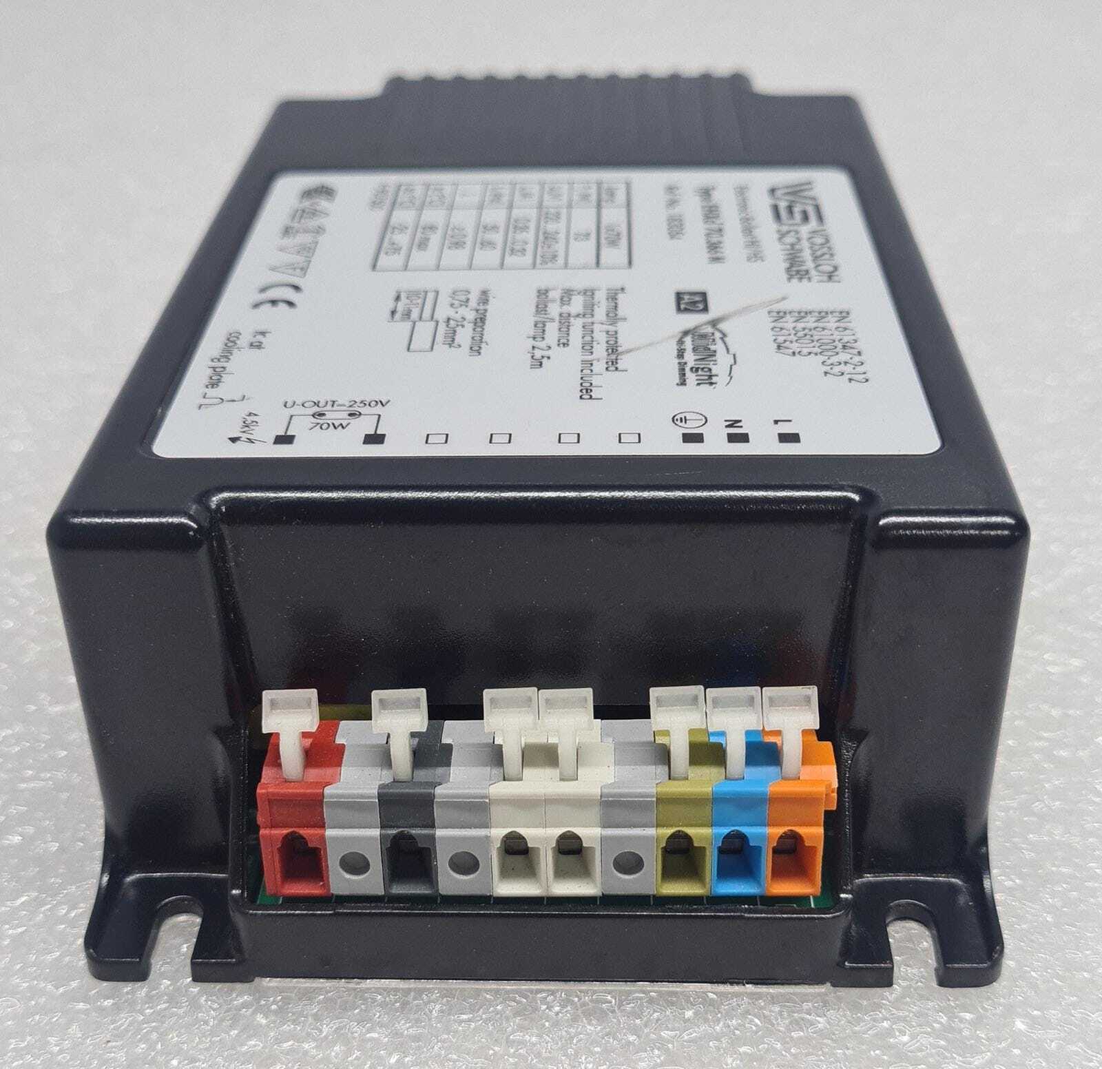 VS VOSSLOH SCHWABE Electronic Ballast HI/HS EHXd 70.366 M 183054 Lamp 1x70W