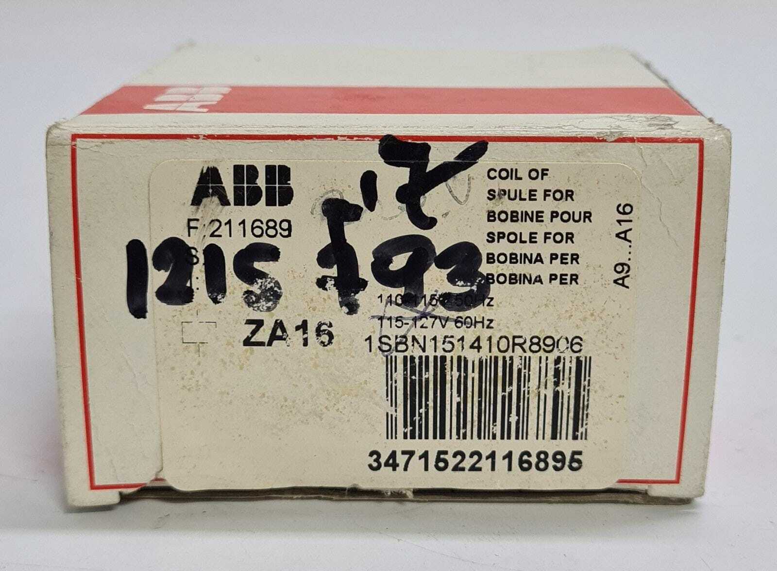 [LOT OF 6] NEW- ABB ZA16 Coil for contactors R88 230V 240V 260V 50 60Hz
