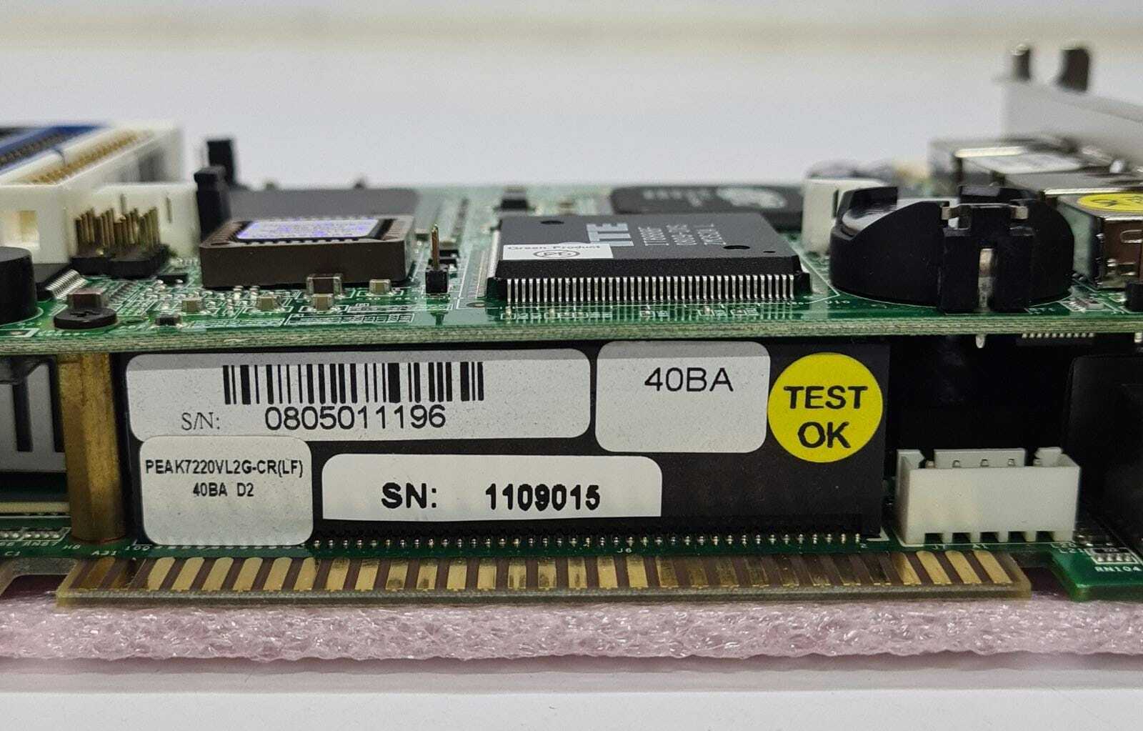 NEW- Nexcom PICMG Single Board Computer PEAK7220VL2G-CR (LF) PEAK7220_IO REV C1