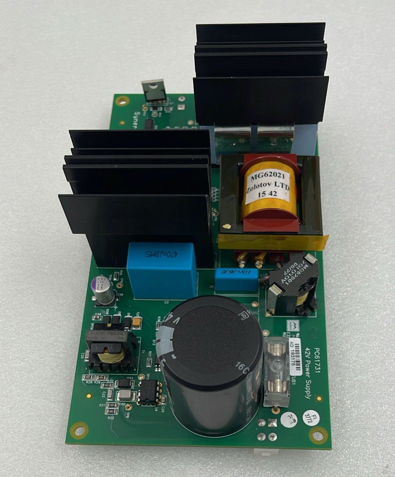 Syneron Candela AS61791 PCB back side view