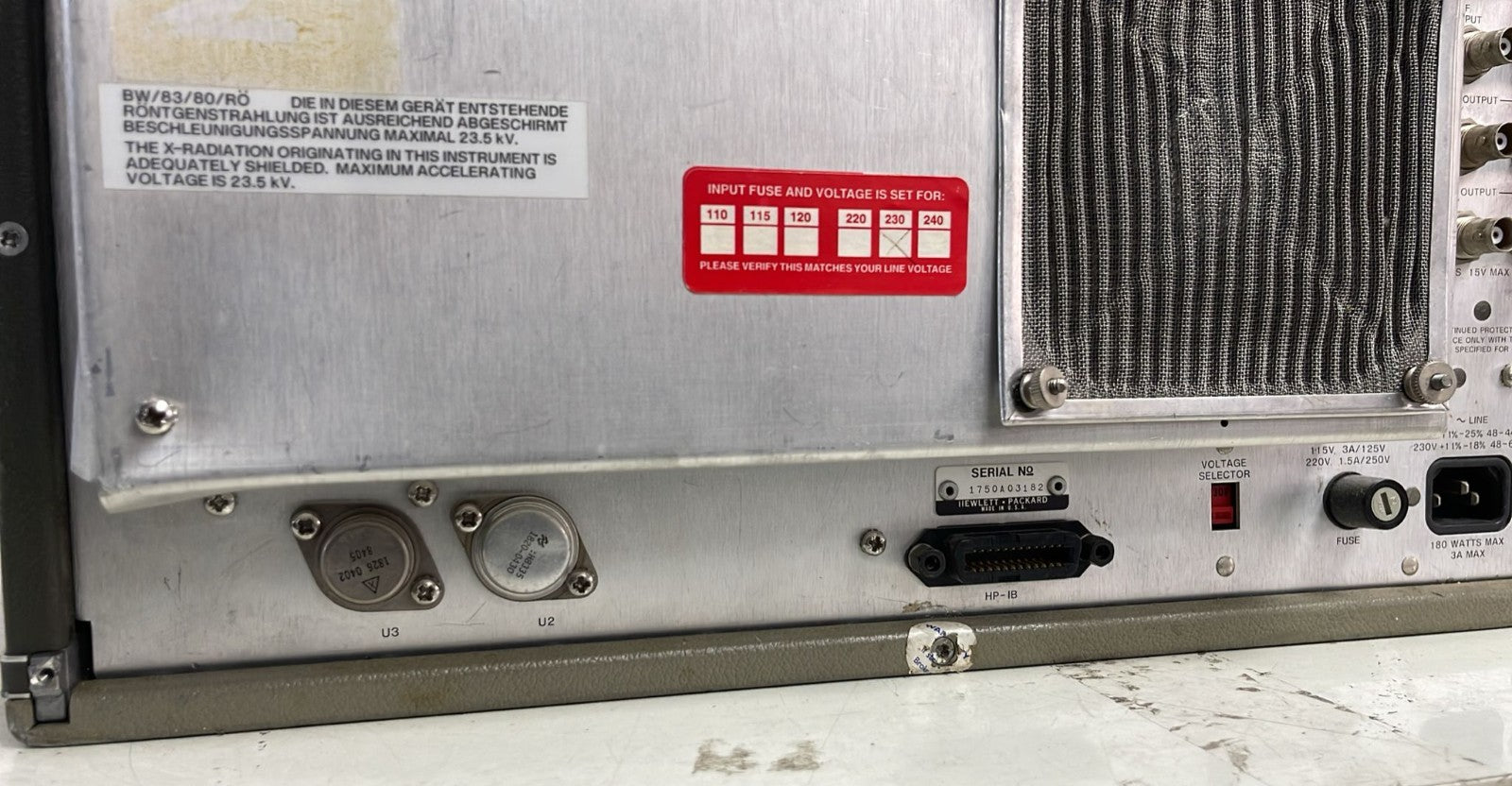 HP / Agilent 3585A Spectrum Analyzer 20Hz-40MHz **AS IS