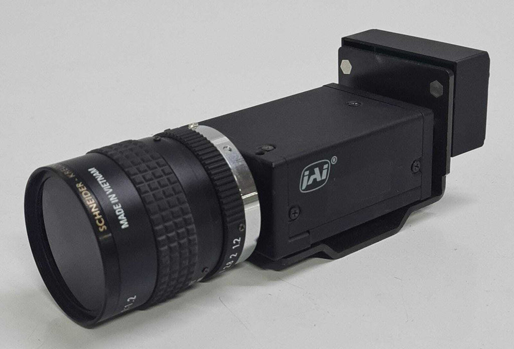 JAI CV-A50 CCD Monochrome Camera 12V W/ RICOH TV Lens 6mm 1:1.2 & 15 pin Adapter