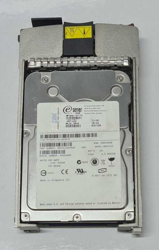 IBM Quantum 8K073J0 26K5245 73.4GB 15k rpm scsi U320  internal drive