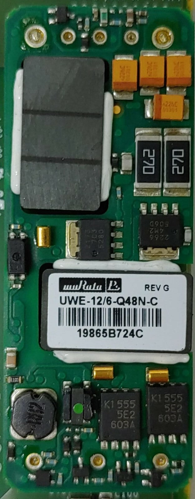 Murata UWE-12/6-Q48N-C on PCB ONE.MPR-FAM 283A036603