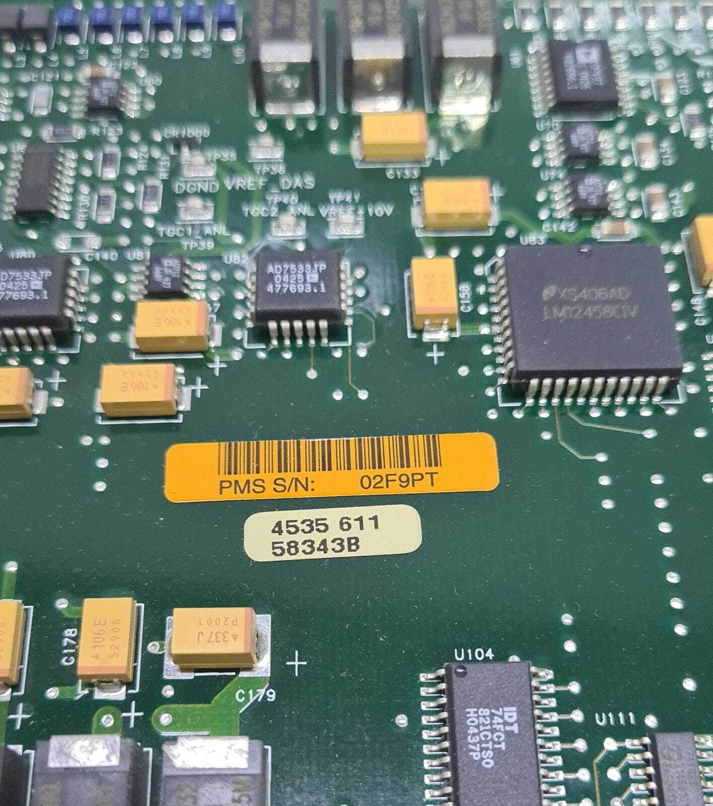 Philips ATL HDI 5000 SONOCT 4535 611 58343B Ultrasound AIM+ Board 453561156861A