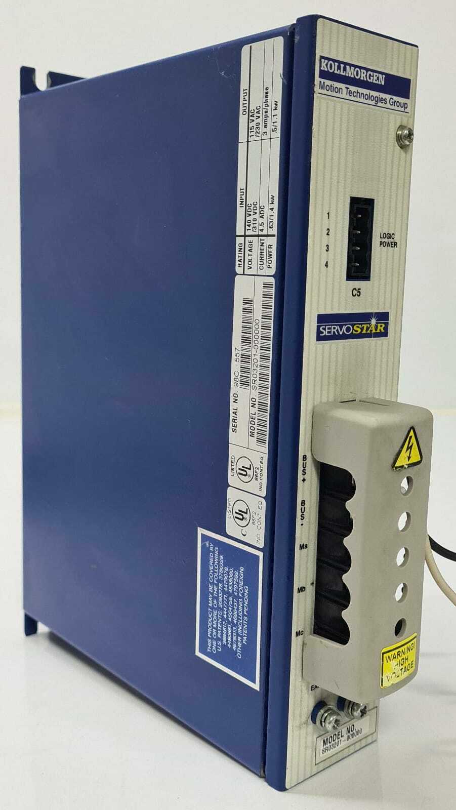 Kollmorgen SERVOSTAR SR03201-000000 Servo Digital Amplifier