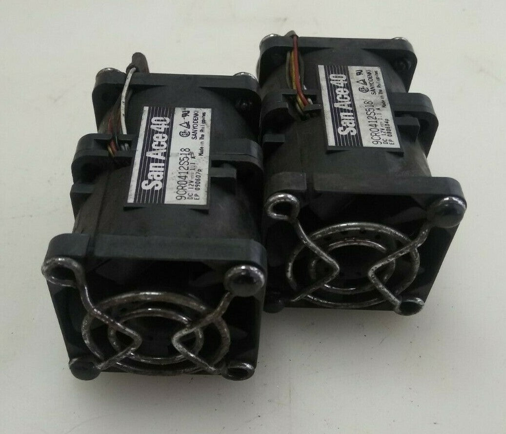 [LOT 11] Sanyo Denki 9cr0412s518 San Ace 40 Sr 1400 12 vdc Counter Rotating Fan