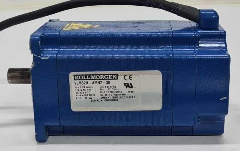 Kollmorgen Brushless Servo Motor VLM32H-AMN2-30 1.20kW 4000Rpm for HP Indigo