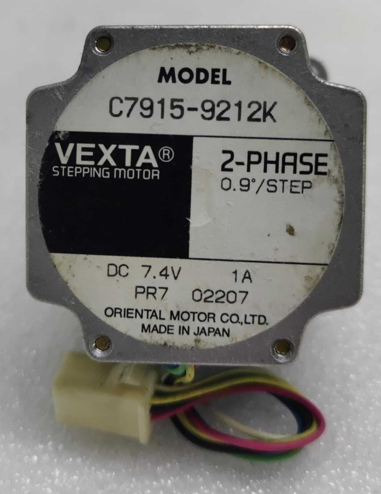 VEXTA ORIENTAL Stepping Motor C7915-9212K 2-PHASE 0.9/STEP DC 7.4V 1A