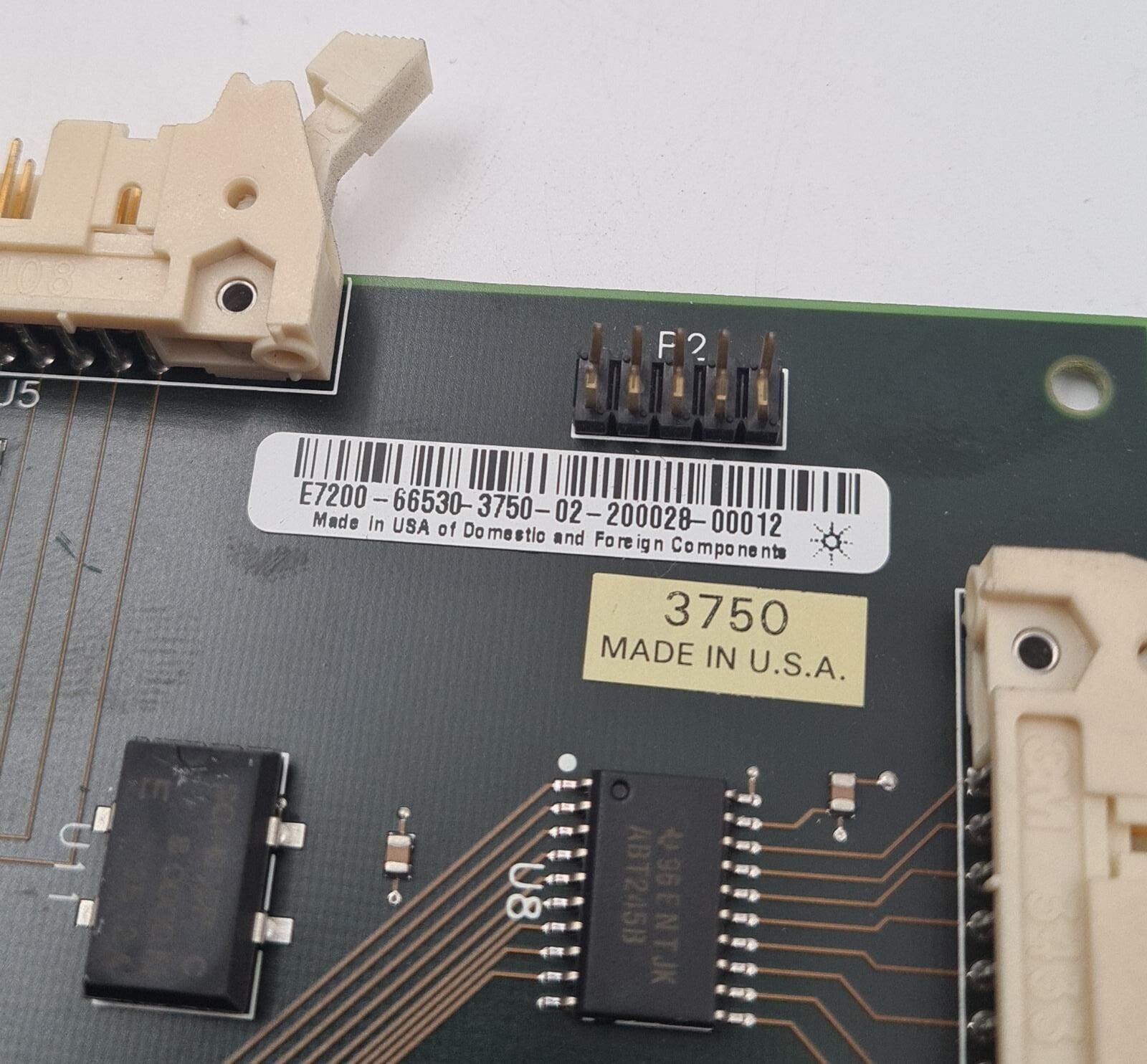 HP HEWLETT PACKARD AGILENT E7200-66530 REV A 5DX CAMERA INTERFACE CARD 3750