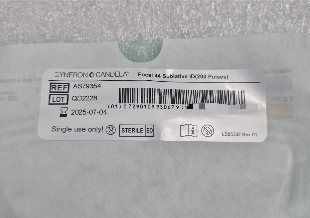 [10 PCS PACK] SYNERON CANDELA Focal 44 Sublative iD KT72962 Tip AS79354