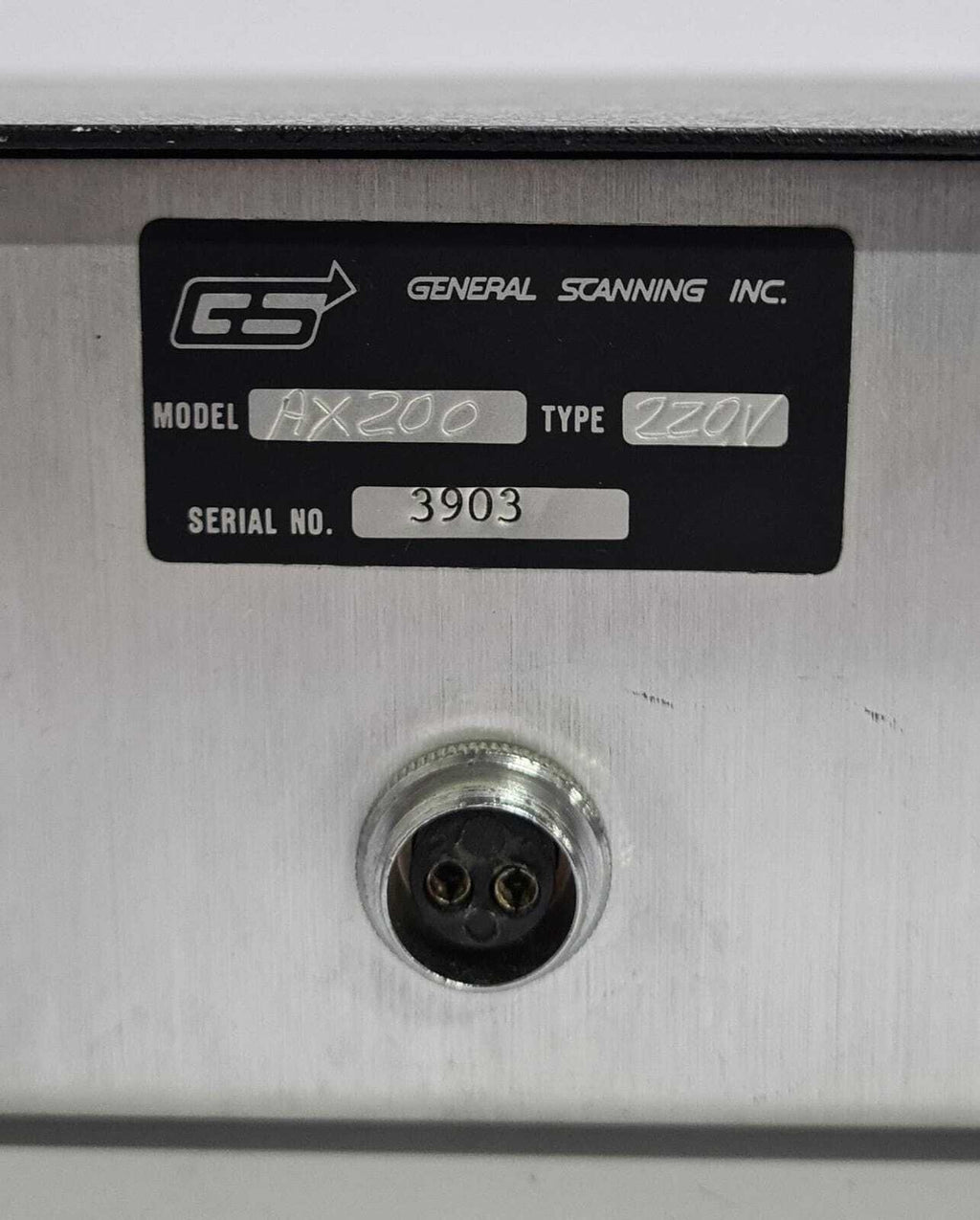 GSI General Scanning AX200 Laser Scanner Driver 220V