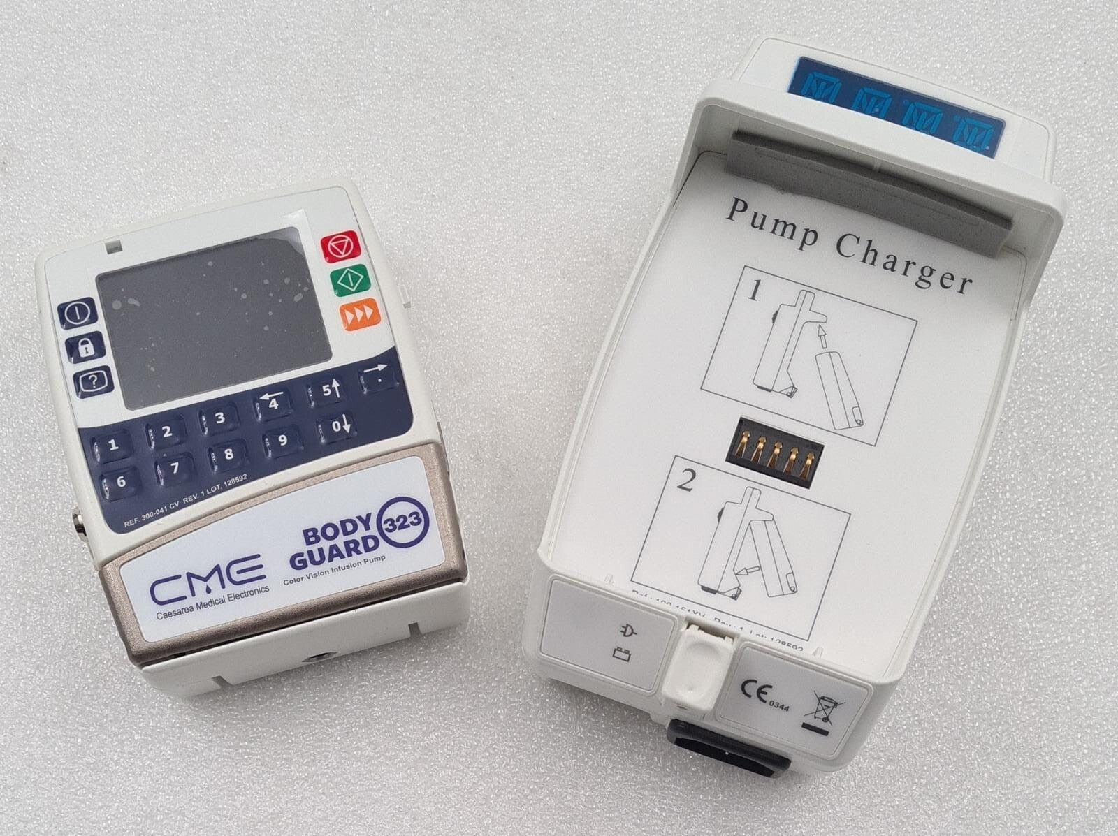 *NEW* MedNet CME Caesarea BodyGuard 323 999-603EN Infusion PUMP & CHARGER KIT