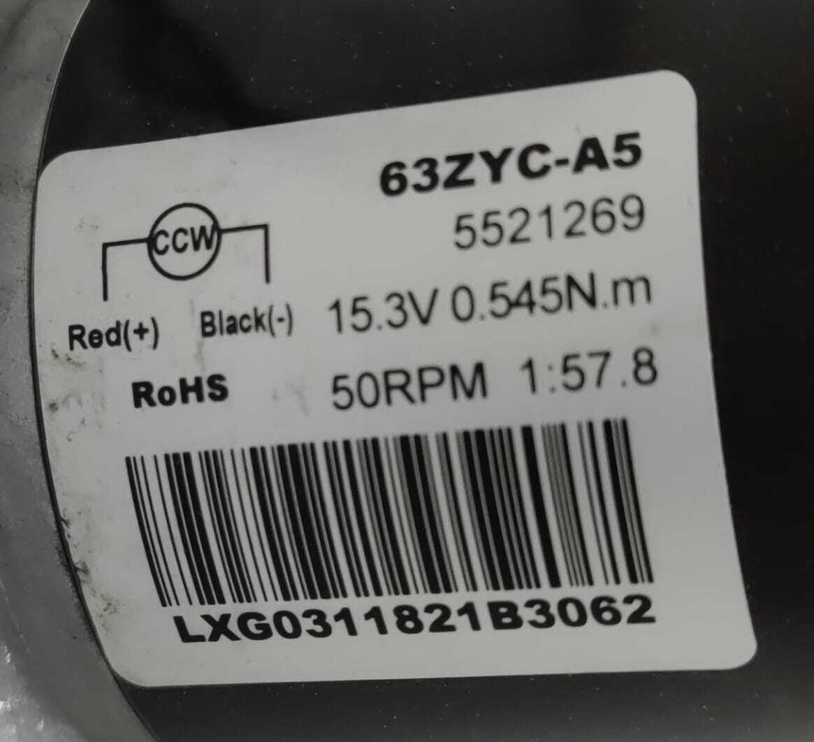 *TESTED* Maytronics Pump Motor 63ZYC-A5 5521269 50rpm for Dolphin Pool Robot