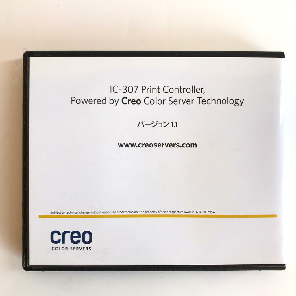 Creo IC-307 Print Controller Color Server 60 70 80 PPM Software Japanese