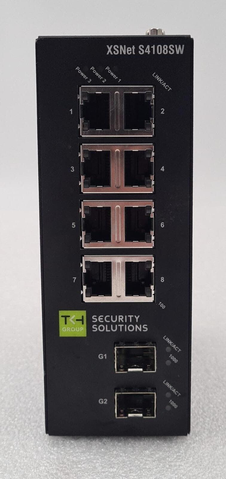 SIQURA XSNet S4108 SW 8*10/100TX + 2-Port Gigabit SFP Industrial Ethernet switch