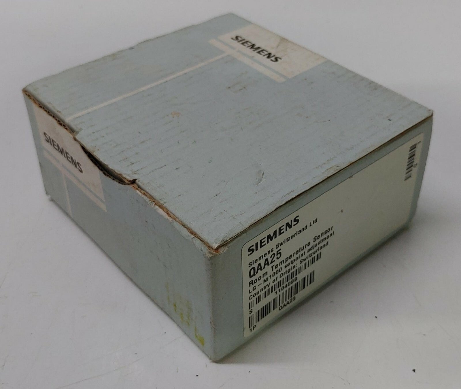 SIEMENS QAA25 Room Temperature Sensor LG-Ni1000 setpoint adjustment