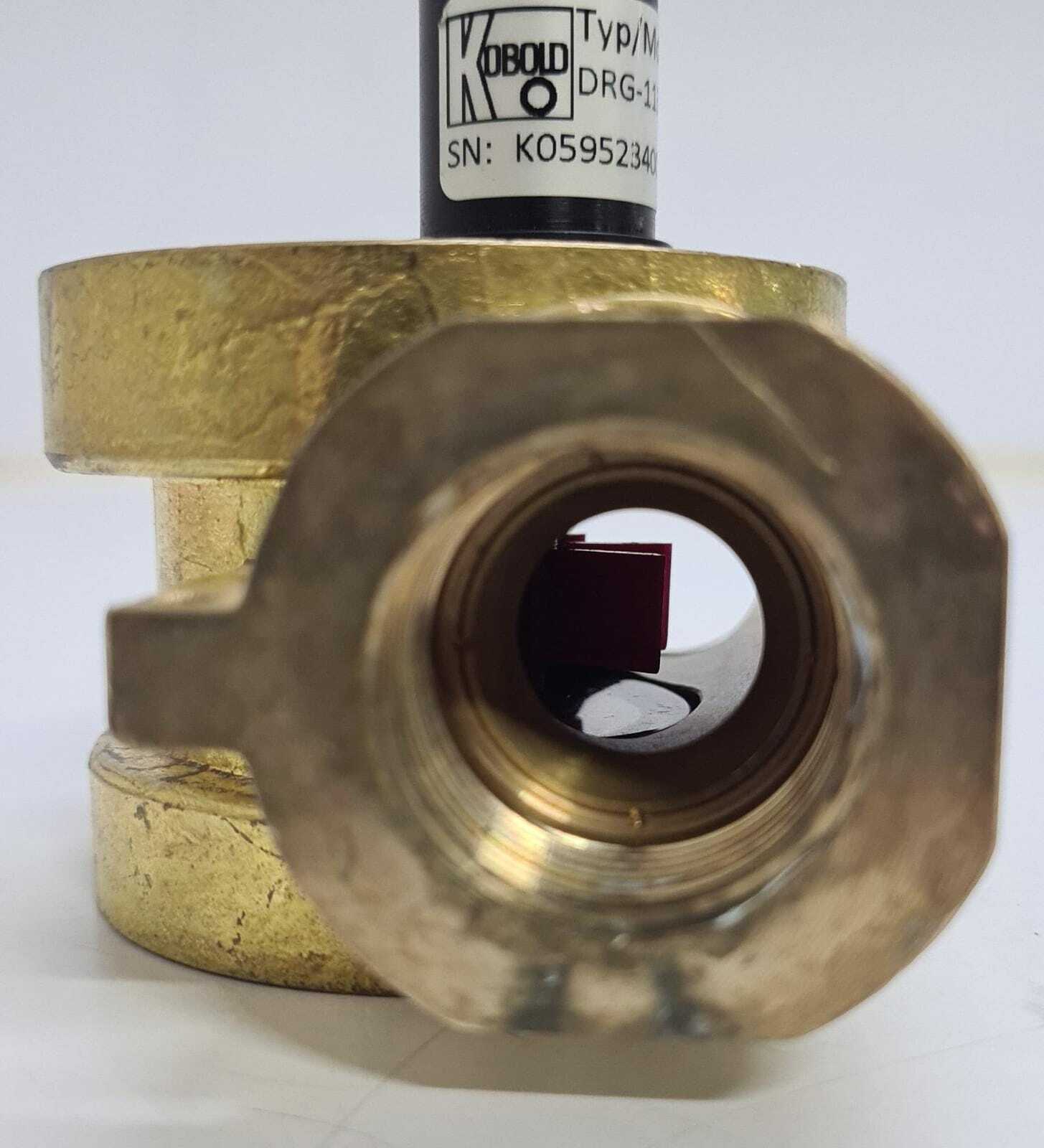 KOBOLD DRG DRG-1130G5F300Y Rotating Vane Analog Paddle Wheel Sensor Flow Meter