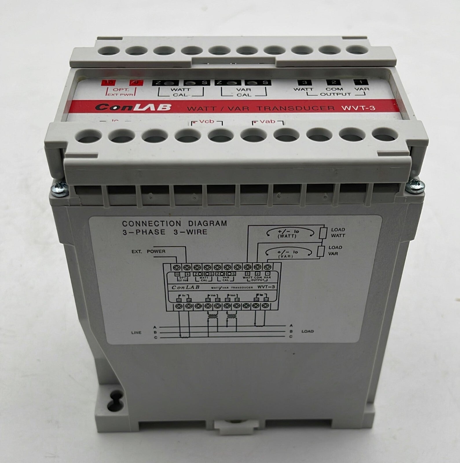 ConLAB WVT-3 WATT / VAR Transducer 230V 50Hz