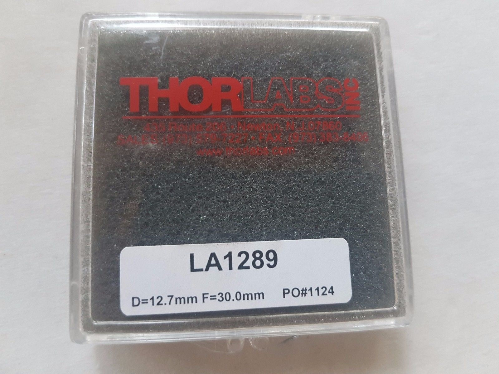 Thorlabs LA1289 Plano Convex Lens F=30.0 mm Ar Coated