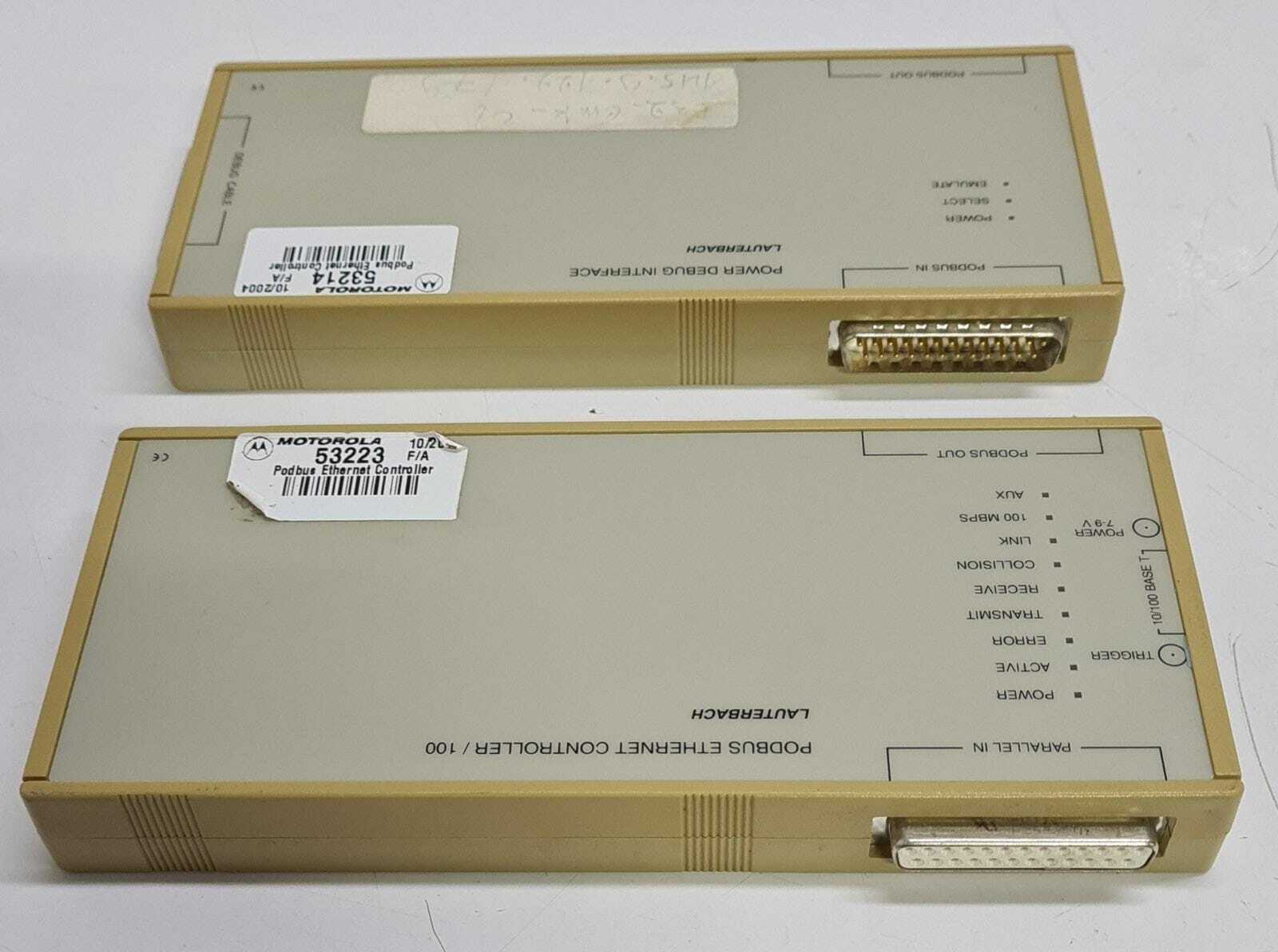 LAUTERBACH LA-7702 DEBUG-POWER Interface & LA-7821 PODBUS-ETH-128M-100 Ethernet