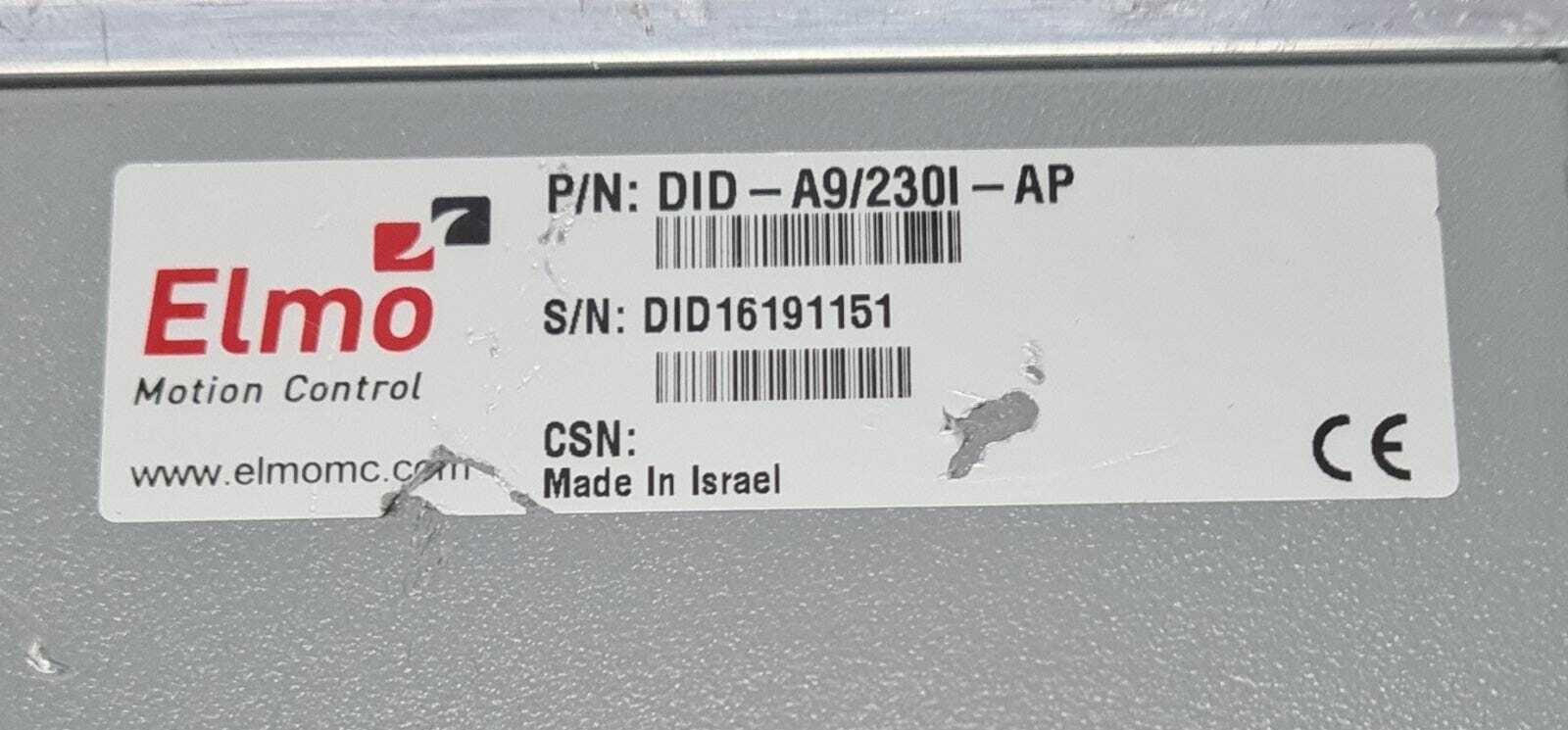 Elmo Motion Control DID-A9/230I-AP Servo Drive