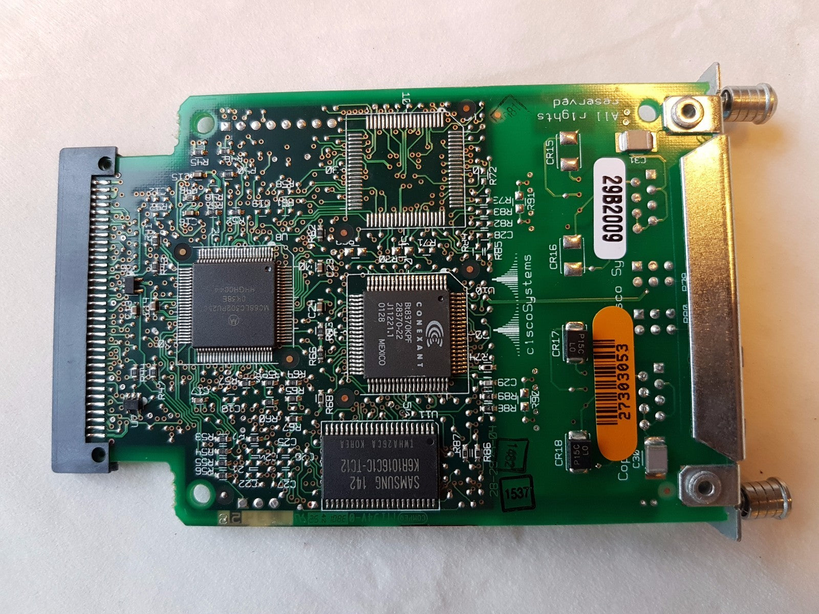 Cisco 800 04475 03B0 VWIC Mft G703 Voice Module for Router Wan Interface Card