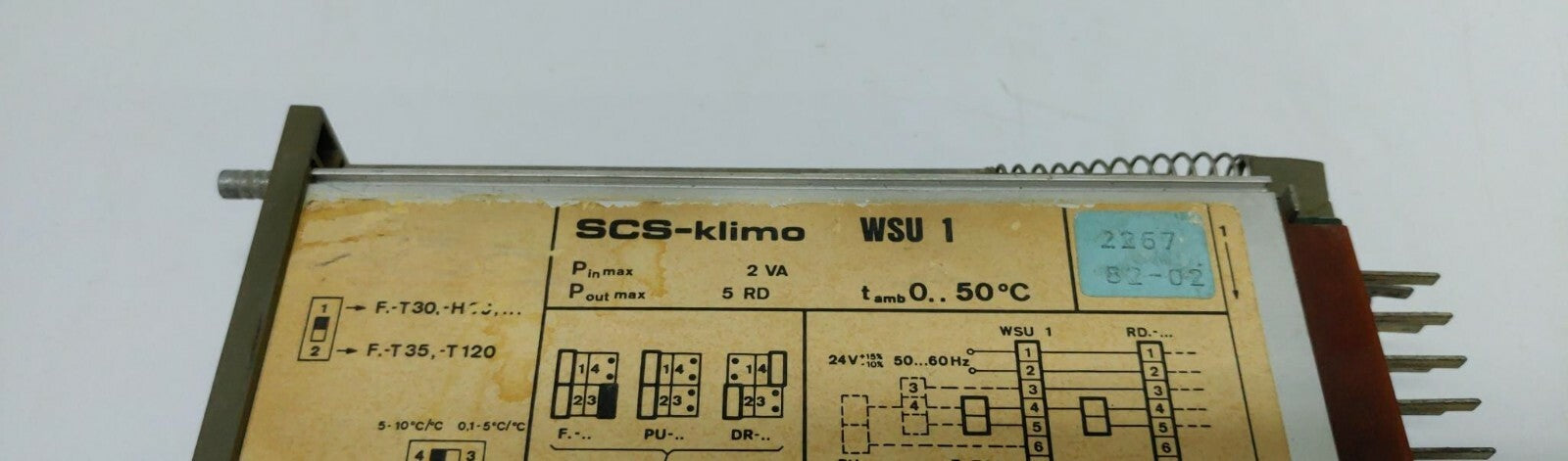 Staefa Control System AG SCS-klimo WSU 1 - FOR PARTS