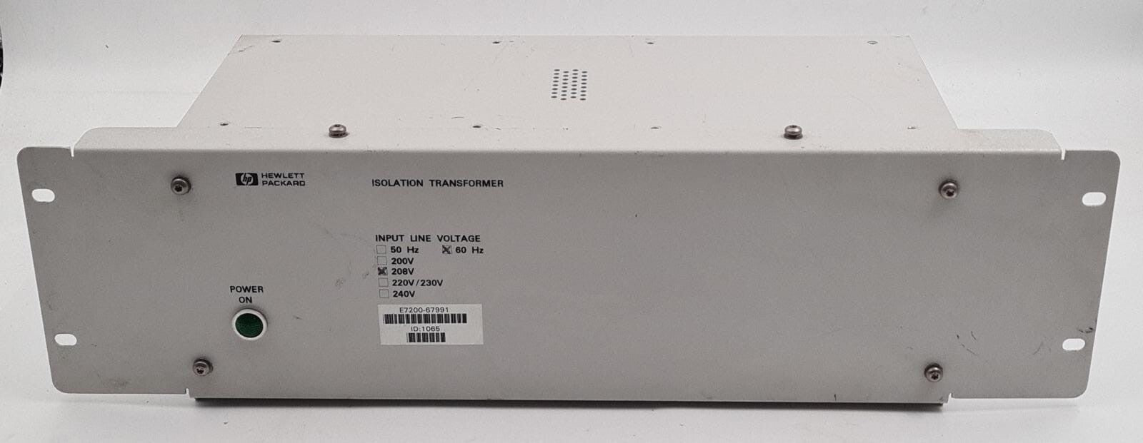 HP Hewlett Packard Isolation Transformer E7200-67991 5DX X-RAY POWER 400VA