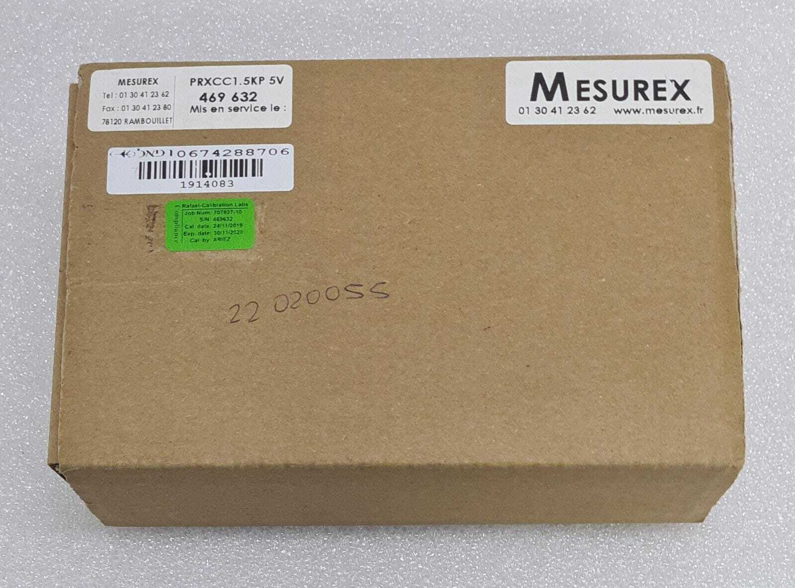 NEW - MESUREX Pressure Transducer Sensor PRXCC 1.5KP 5V 1500PSI